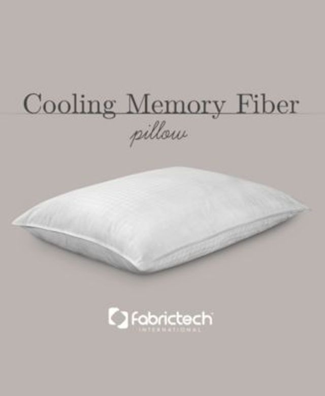 Details about   MEMORY FIBER Pillow 100% Cotton Luxurious Mesh Gusseted Shell All Sleeper Pillow 