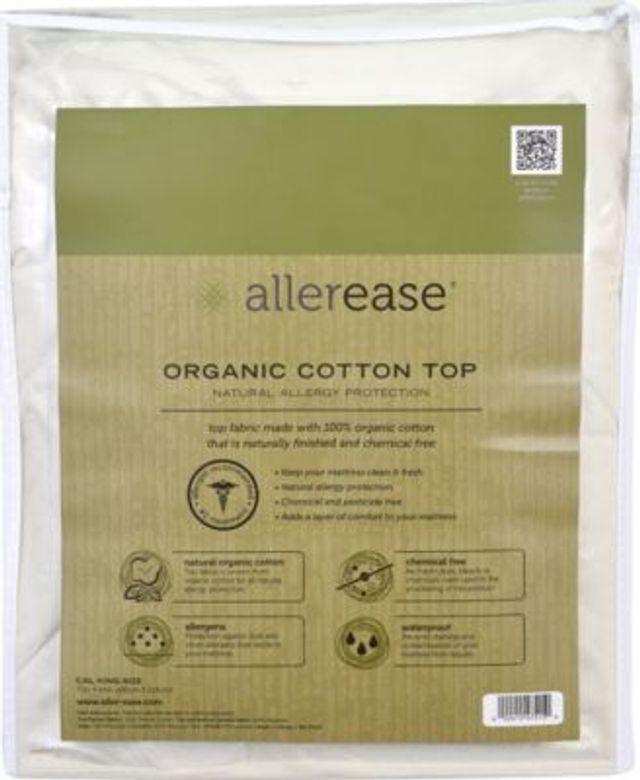 allerease organic cotton mattress cover