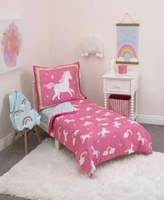 Carter's Rainbows and Unicorns 4-Piece Toddler Bedding Set