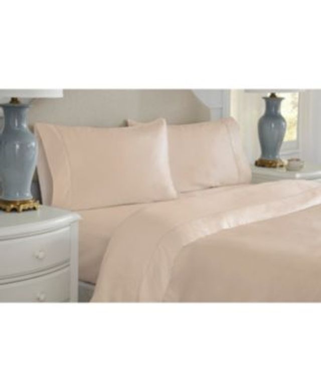 J Queen New York White Royal Fit 500 Thread Count Sheet Set
