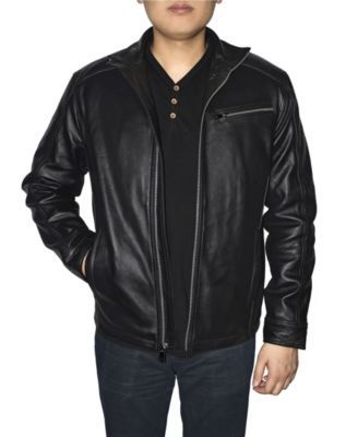 Members Only Men's Classic Iconic Racer Jacket (Slim Fit) - Macy's