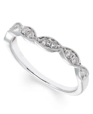 Certified Diamond (1/4 ct. t.w.) Band in 14K White Gold