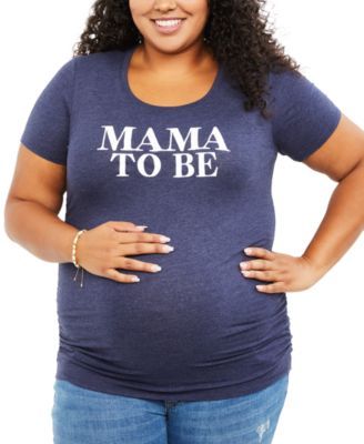 Plus Size Mama To Be™ Maternity Graphic Tee 