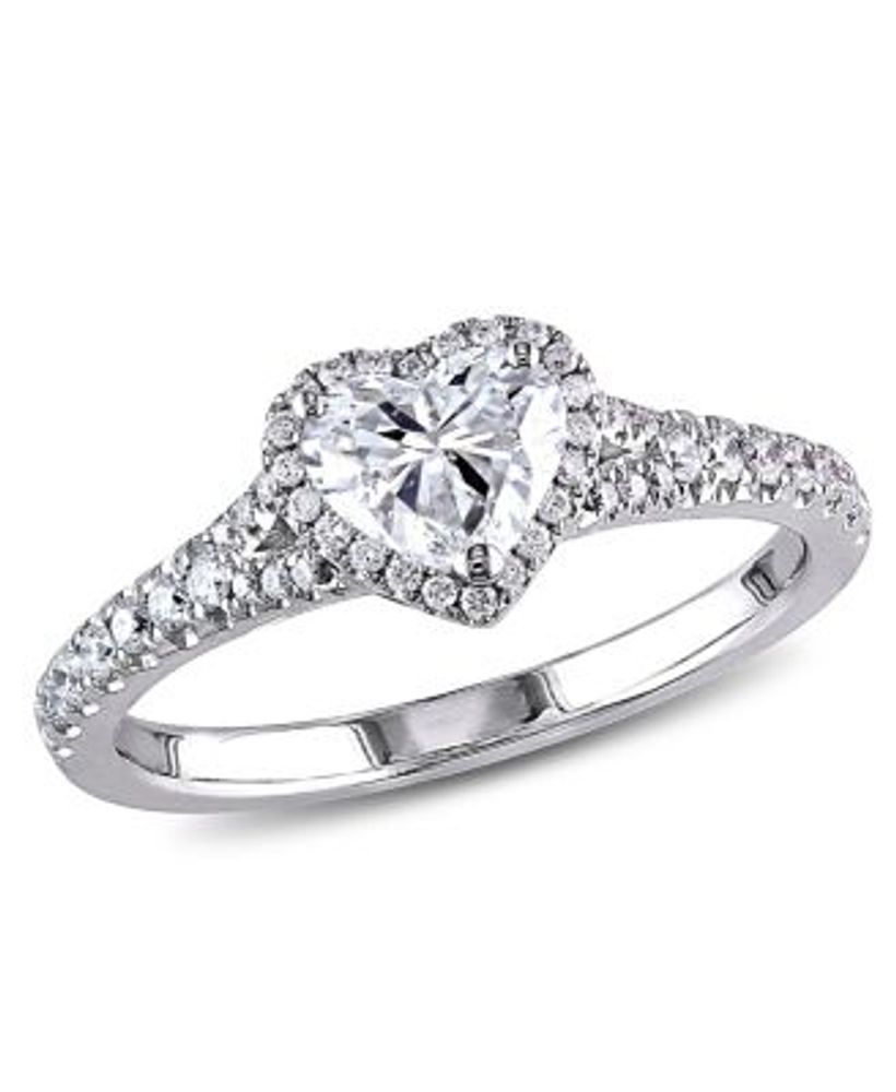 Macy's Diamond Solitaire Engagement Ring (4 ct. t.w.) in 14k White