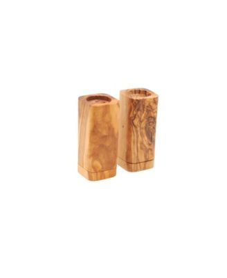 Wooden Salt and Pepper Shakers - Set of 2