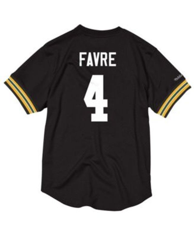 Men's Green Bay Packers Brett Favre Mitchell & Ness Black Retired