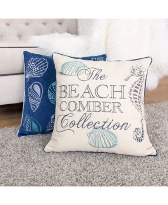 Beach Square Decorative Throw Pillow