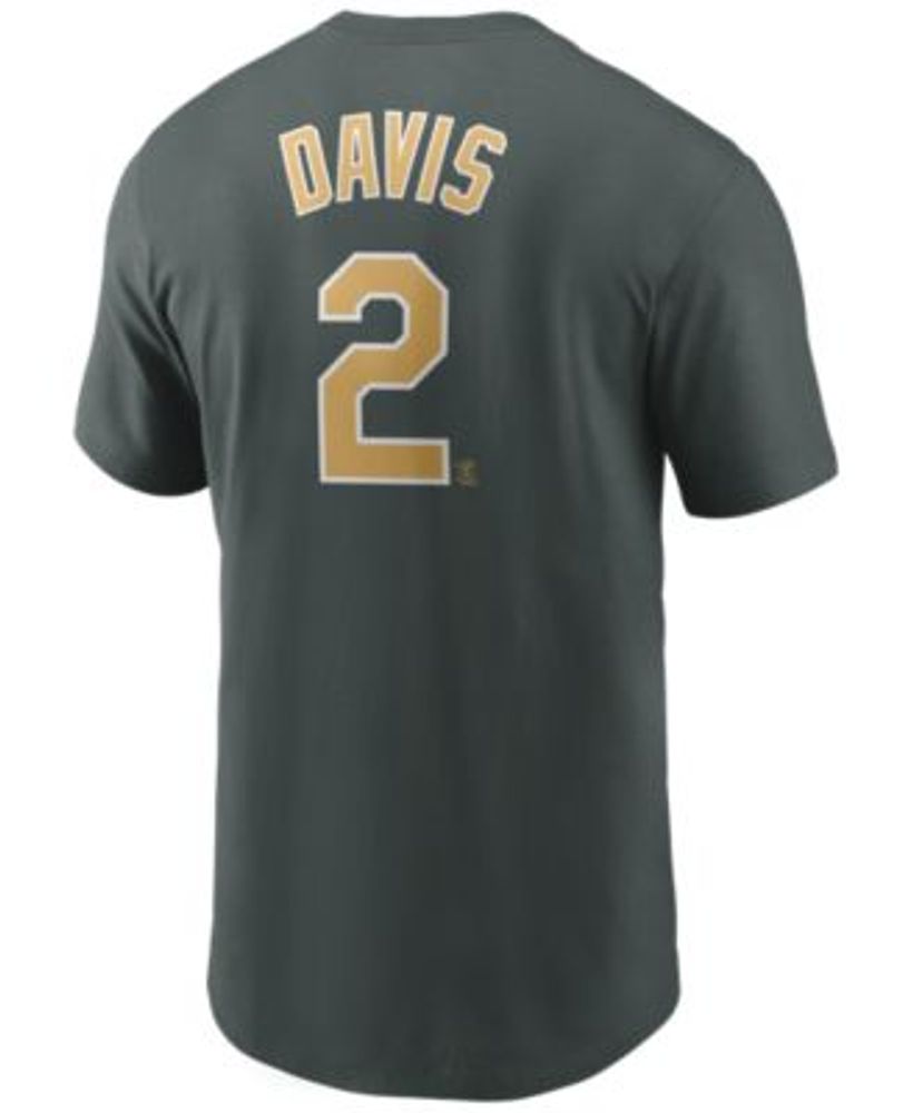 Khris Davis Oakland Athletics Nike Name & Number Team T-Shirt - Heathered Gray