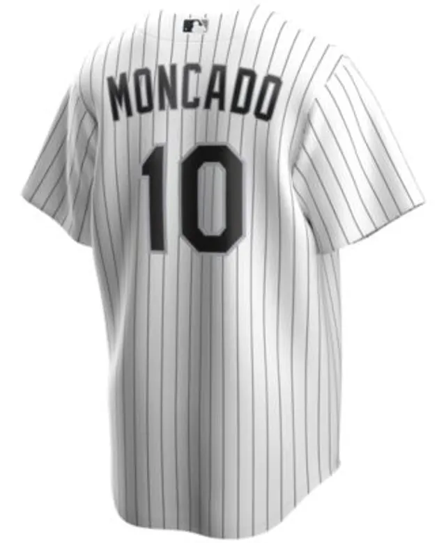 Men's Nike Yoan Moncada White Chicago Sox Home Authentic Player Jersey