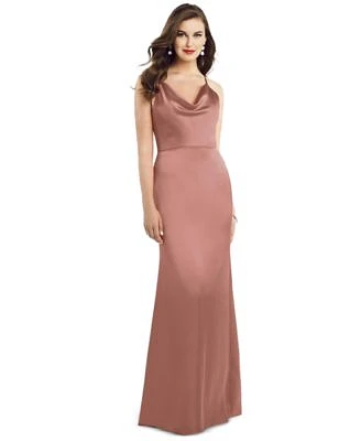 Cowlneck Sleeveless Maxi Dress