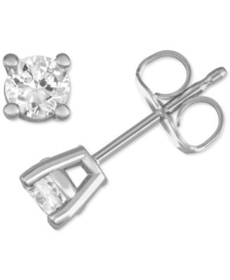Lab Created Diamond Stud Earrings (1/2 ct. t.w.) in Sterling Silver