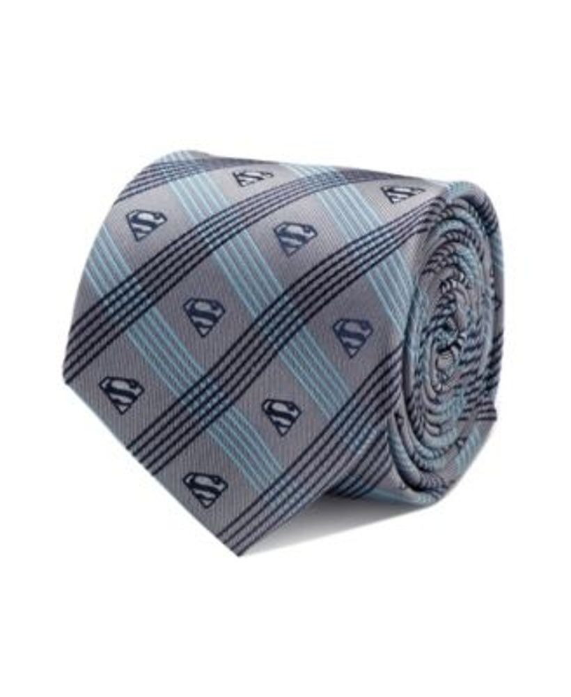 Superman Plaid Men's Tie