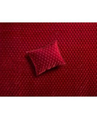 Diamond Tufted Velvet Quilted Sham, Created for Macy's