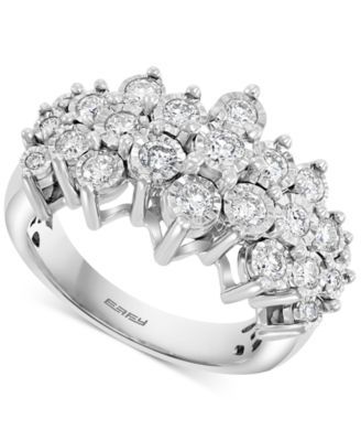 EFFY® Diamond Cluster Ring (1 ct. t.w.) 14k White Gold or Yellow &