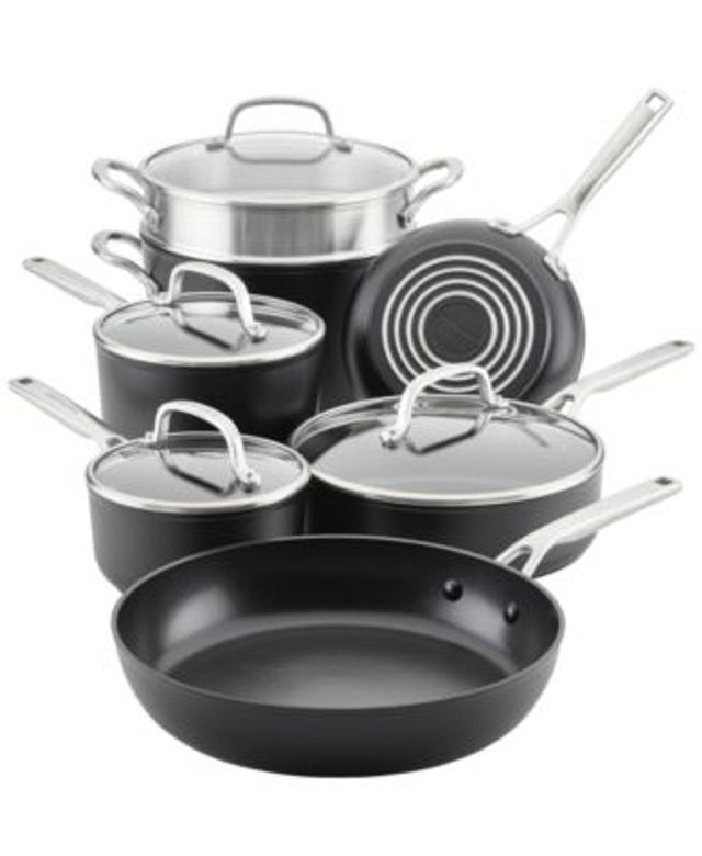 Cuisinart SmartNest Stainless Steel 11-Pc. Cookware Set - Macy's