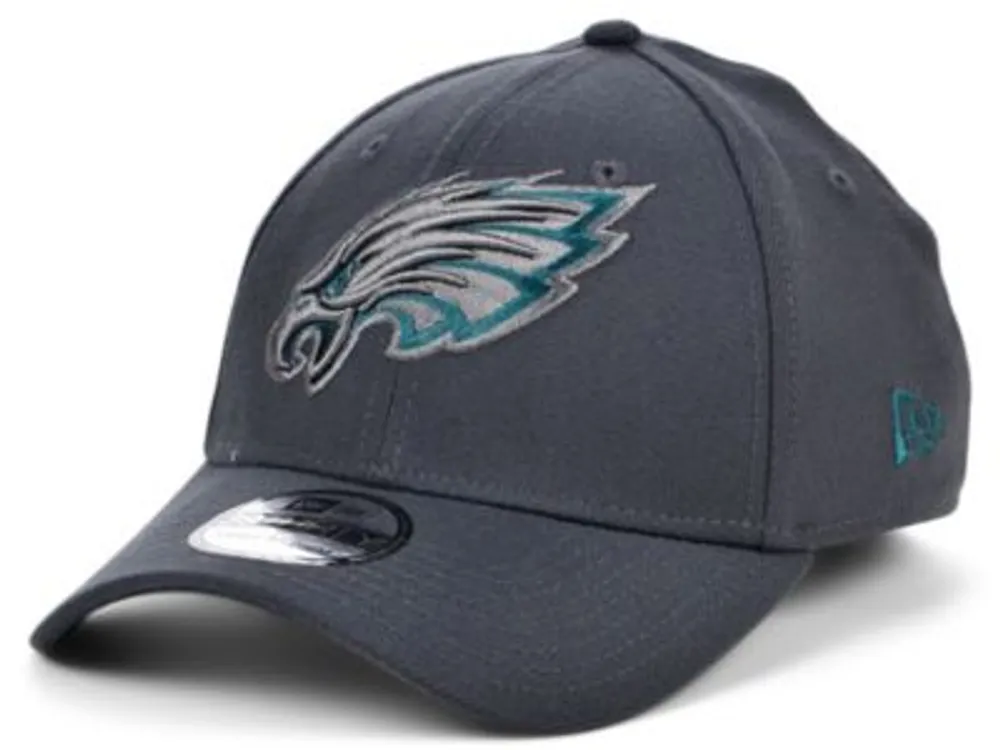 Philadelphia Eagles New Era Logo Hat White/Green (Size: L/XL)