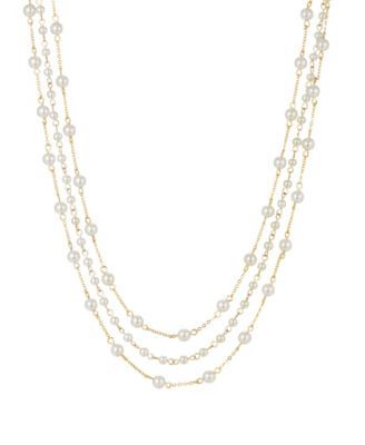 Haven Heart Gold Strand Necklace in Multi Mix