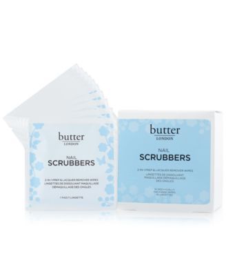 Nail Scrubbers 2-In-1 Prep & Lacquer Remover Wipes
