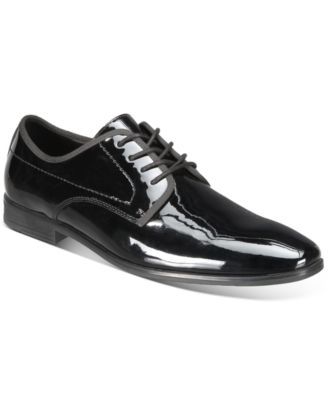 Men's Warner Patent Lace-Up Oxfords, Created for Macy's