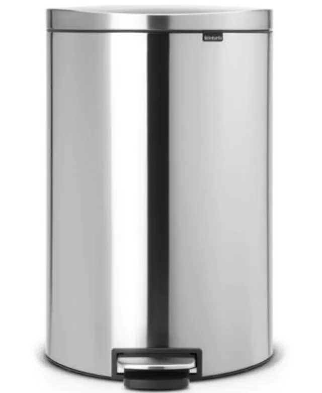 iTouchless Airstep 18 Gallon Step-On Kitchen Stainless Steel Trash Can