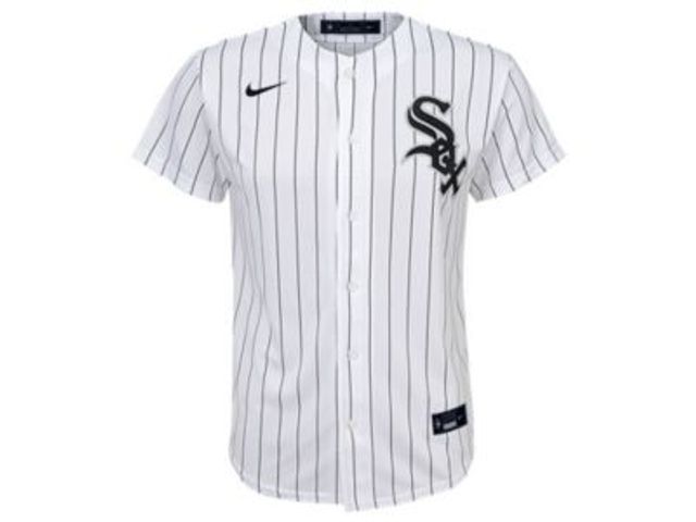 Youth Nike Eloy Jimenez Black Chicago White Sox City Connect Replica Player Jersey, L