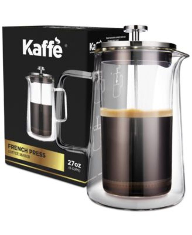 French Press Double-Walled Glass Coffee Maker