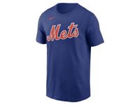 Men's Nike Francisco Lindor Orange New York Mets Name & Number T-Shirt