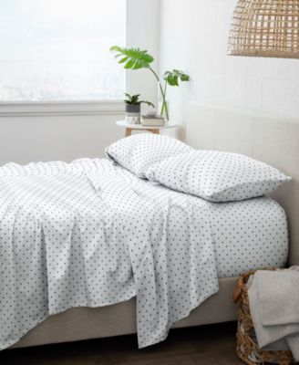 Home Collection Premium Ultra Soft Dots Pattern Piece Bed Sheets Set,
