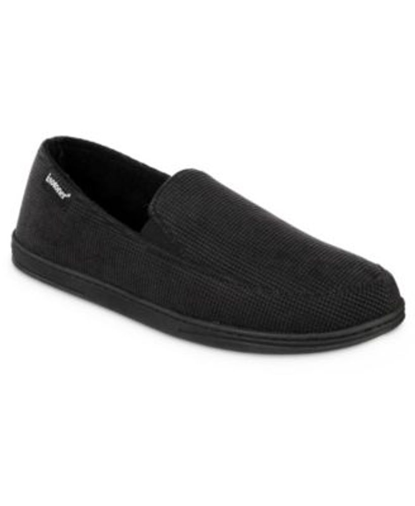 men's isotoner mini box cord luke moccasin slippers