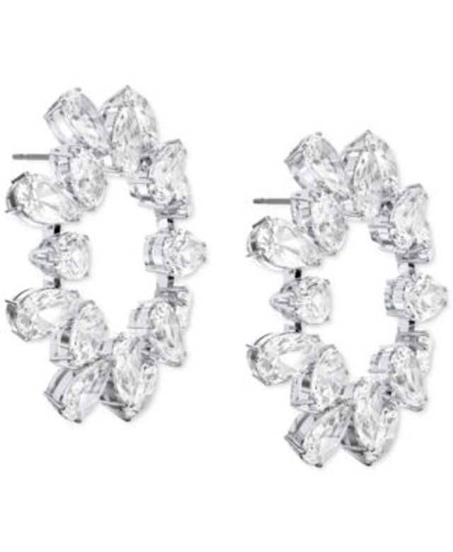 Swarovski White Tone Louison Stud Earrings