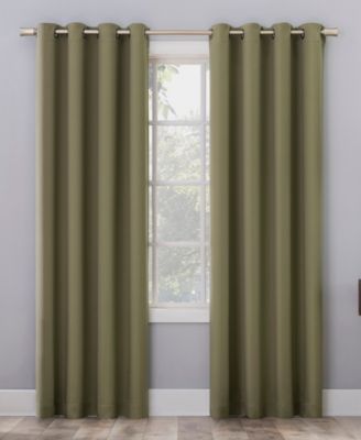 Oslo Grommet Theater Grade Extreme Blackout Grommet Curtain Panel, 95" L x 52" W