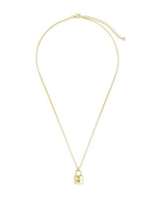 Macy's Lock Pendant in 14k Yellow Gold - Macy's