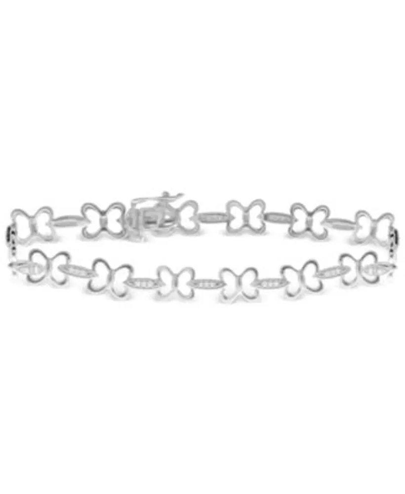 Macy's Men's Diamond Cuban Link Bracelet (1 ct. t.w.) in 14k Gold