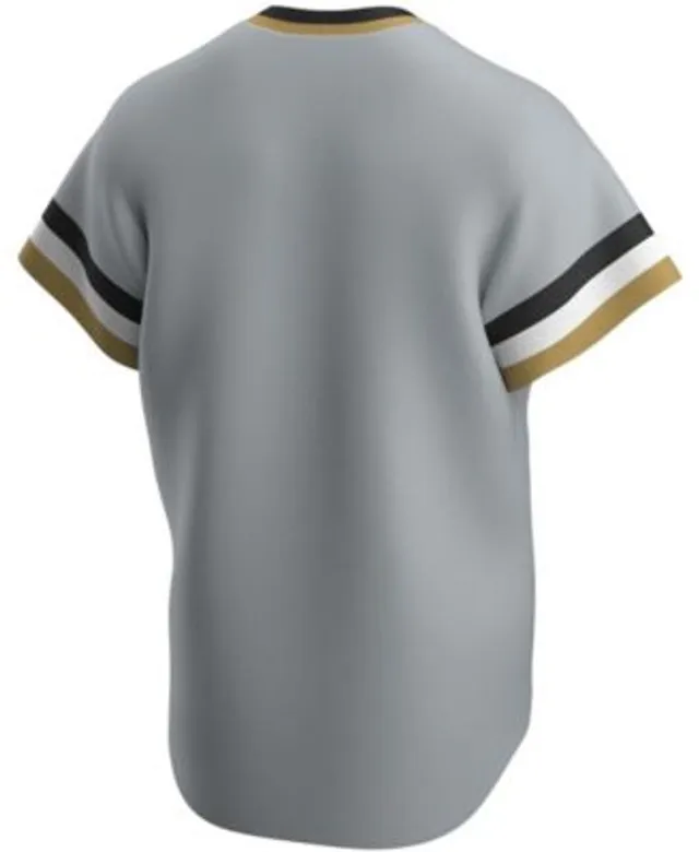 Men's Pittsburgh Pirates Stitches Yellow Cooperstown Collection Team Jersey