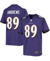 Nike Youth Boys and Girls Mark Andrews Purple Baltimore Ravens