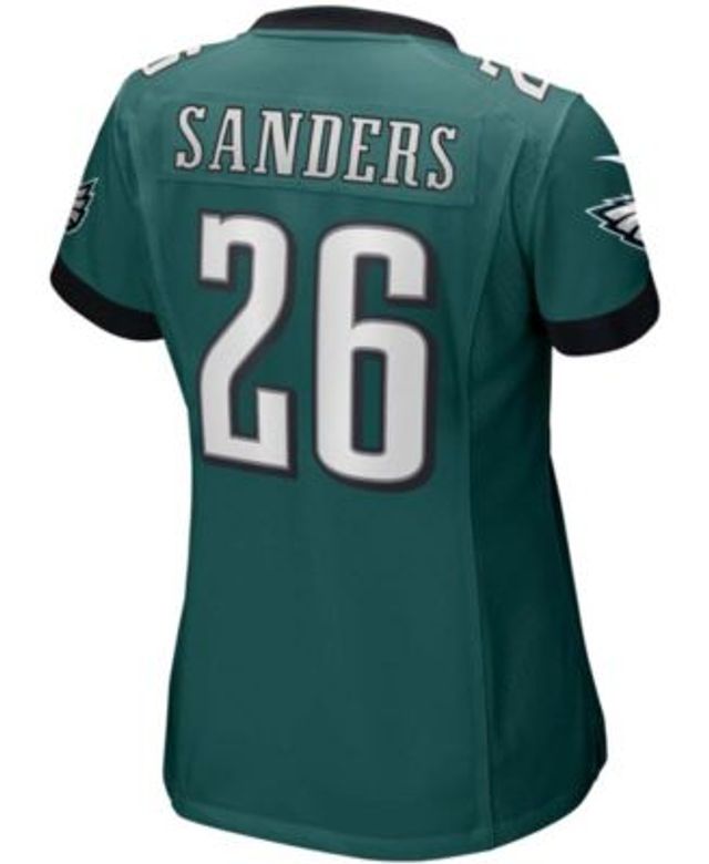 Women's Philadelphia Eagles Miles Sanders #26 Black Game Jersey