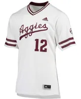 Men's adidas White Texas A&M Aggies Team Baseball Jersey