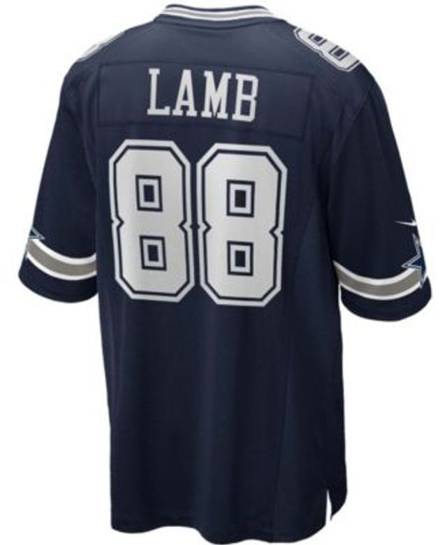 Nike Men's CeeDee Lamb Silver Dallas Cowboys Inverted Legend Jersey - Macy's