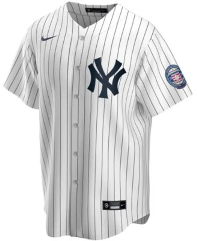 Nike Men's New York Yankees 2020 Hall of Fame Induction Home Replica Player Name Jersey - Derek Jeter - White