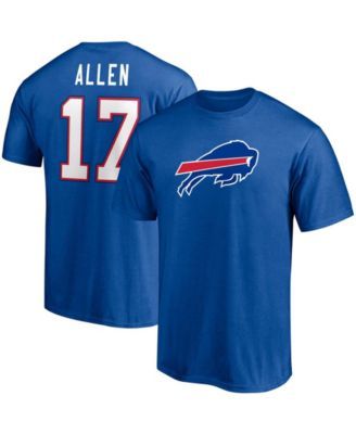 Fanatics Big and Tall Josh Allen Name & Number T-Shirt Buffalo Bills