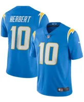 Men's Nike Justin Herbert Powder Blue Los Angeles Chargers Vapor Elite  Player Jersey