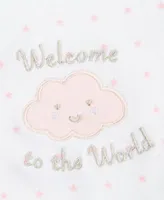 Baby Girls Welcome to the World Newborn Blanket
