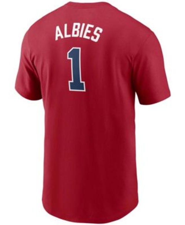 Men's Atlanta Braves Ozzie Albies Nike White 2023 City Connect Replica  Player Jersey