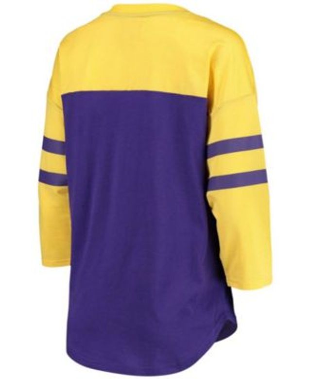 Minnesota Vikings G-III 4Her by Carl Banks Women's Play the Ball T-Shirt -  Purple/Gold