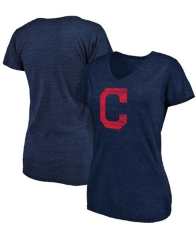 Women's Fanatics Branded Navy Cleveland Indians Plus Size Core