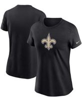 Women's Nike Black New Orleans Saints Sideline Velocity Performance T-Shirt Size: Small