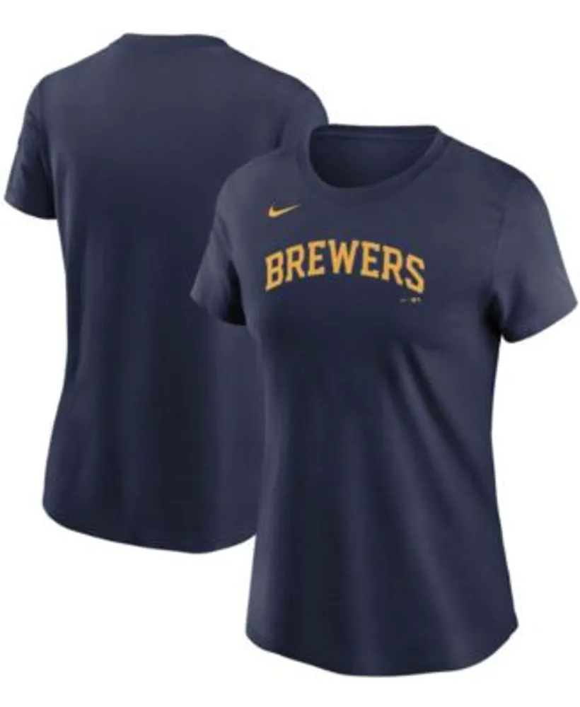 Nike Women's Milwaukee Brewers Navy Team T-Shirt