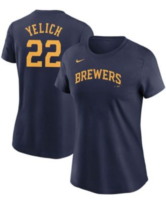 Christian Yelich Milwaukee Brewers Nike Youth Alternate 2020 Replica Player Jersey - Navy