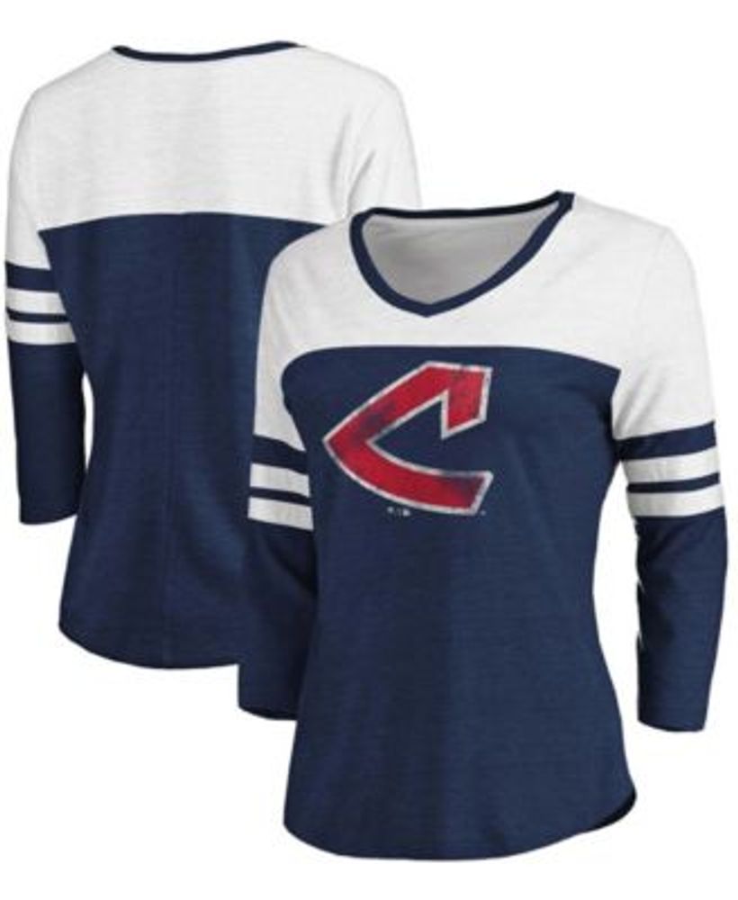 Cleveland Indians Pull Over Baseball Jersey # 3 Baseball Jersey Size Youth M