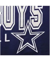 Women's Majestic Navy Dallas Cowboys Plus Size Glitter T-Shirt